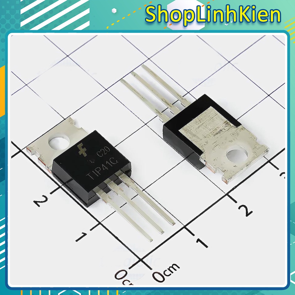 Transistor TIP41C TO220 NPN 6A 100V Tran NPN chân cắm Shopee Việt Nam