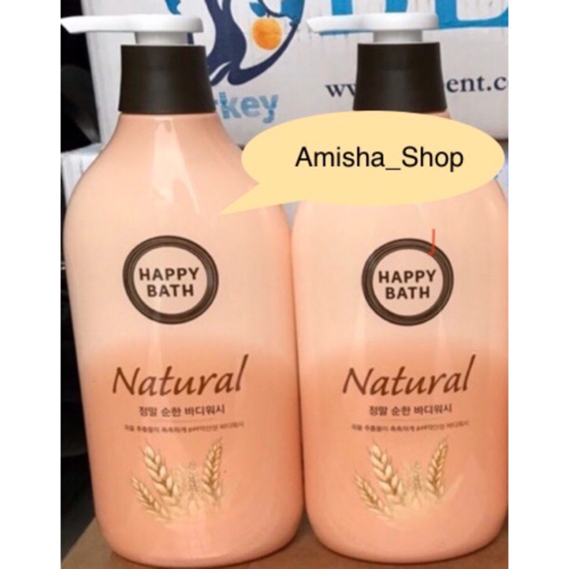 Sữa Tắm Happy Bath Natural Body Wash 900g Shopee Việt Nam