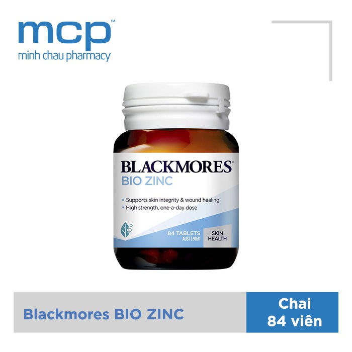 Blackmores Bio Zinc bổ sung kẽm và các khoáng chất Chai 84 viên