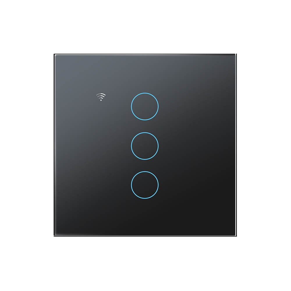 Tuya Wifi Touch Smart Switch Light With Without Neutral Wire Glass Wall