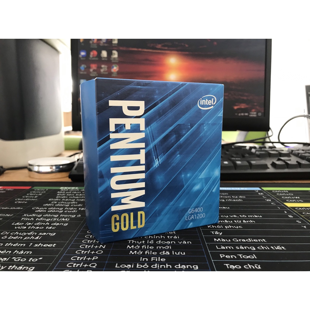 CPU Intel Pentium Gold G6400 4M Cache 4 00 GHz 2C4T Socket 1200