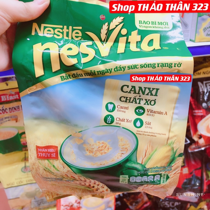 Ngũ Cốc Dinh Dưỡng Canxi Chất Xơ NesVita Shopee Việt Nam