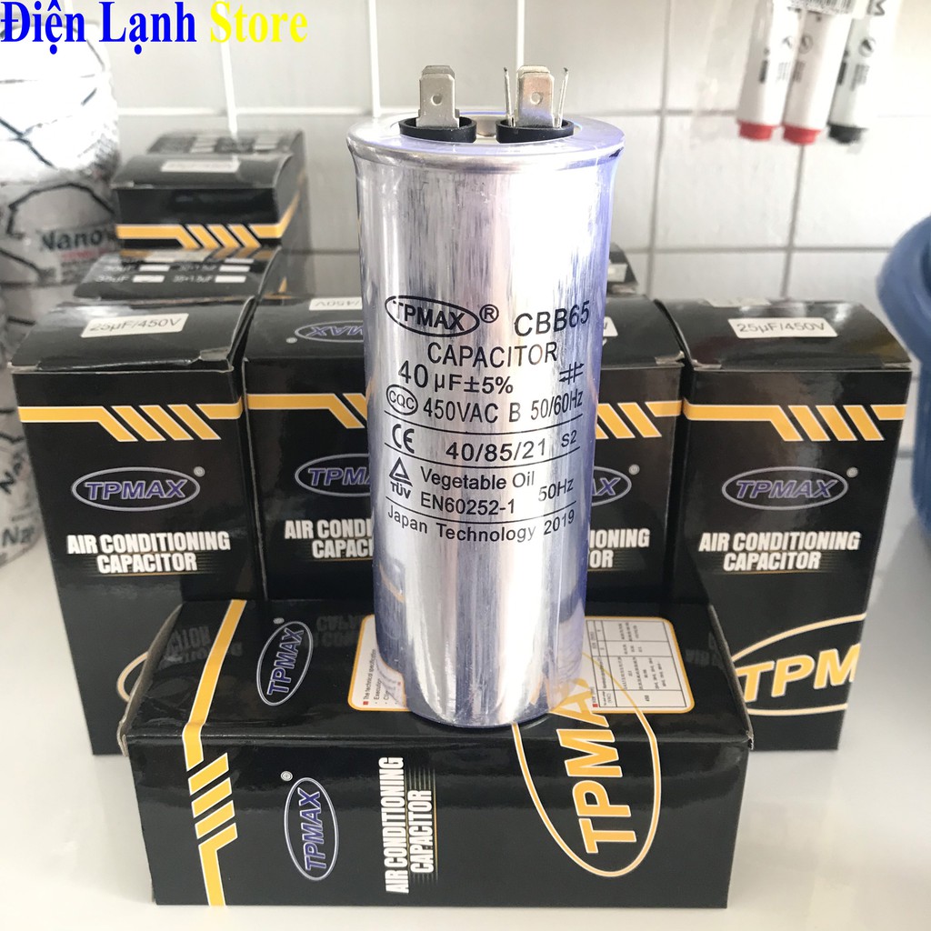 Tụ Điều Hòa Capacitor Thương Hiệu TPMAX Nhật Từ 25UF 60UF Shopee