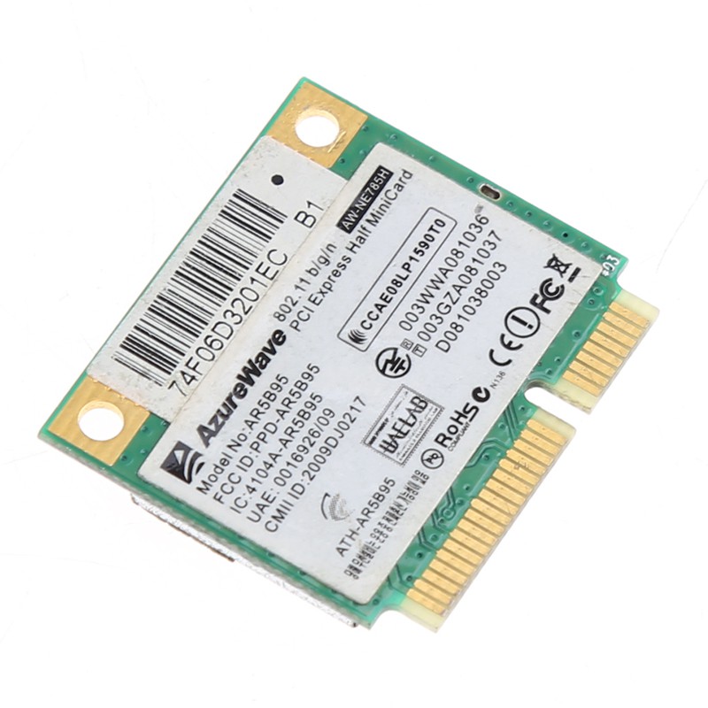 Card Wifi Ar Ar B Pci E Half Mini Mbps C Ng Ngh Atheros