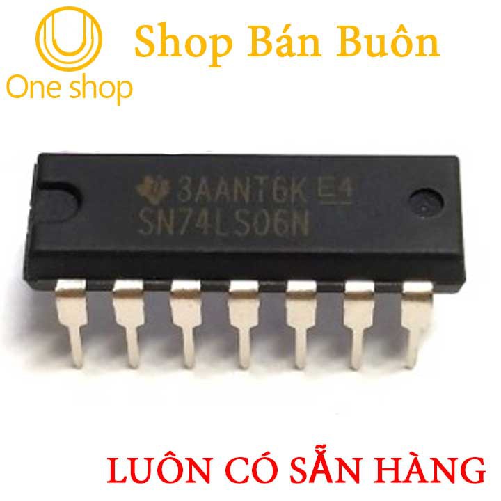 Linh Kiện 74LS06 Hex Inverter Buffer Driver DIP14 Shopee Việt Nam