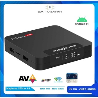 Android Tv Box Magicsee N Max X Chip S X Ram Gb B Nh Gb