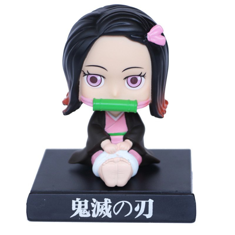 Mô Hình Kimetsu no Yaiba Chibi lắc đầu Kamado Tanjirou Hashibira