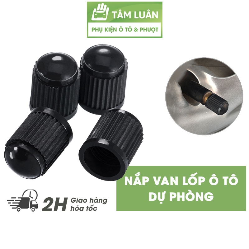 Nắp van lốp ô tô chụp bảo vệ van xe hơi phụ kiện oto Tâm Luân Shopee