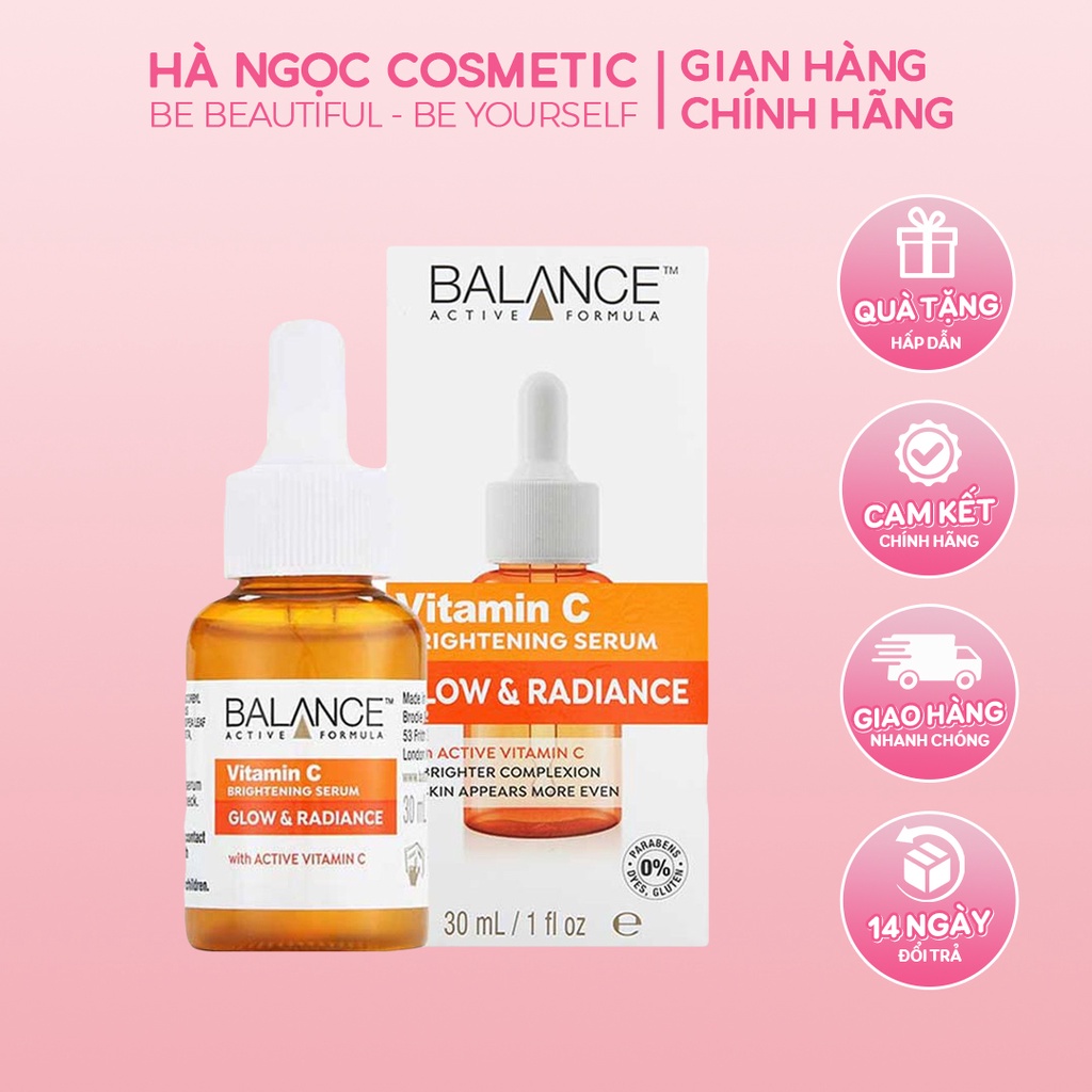 Serum Balance Active Formula Vitamin C Brightening Sáng Da Mờ Thâm 30ml