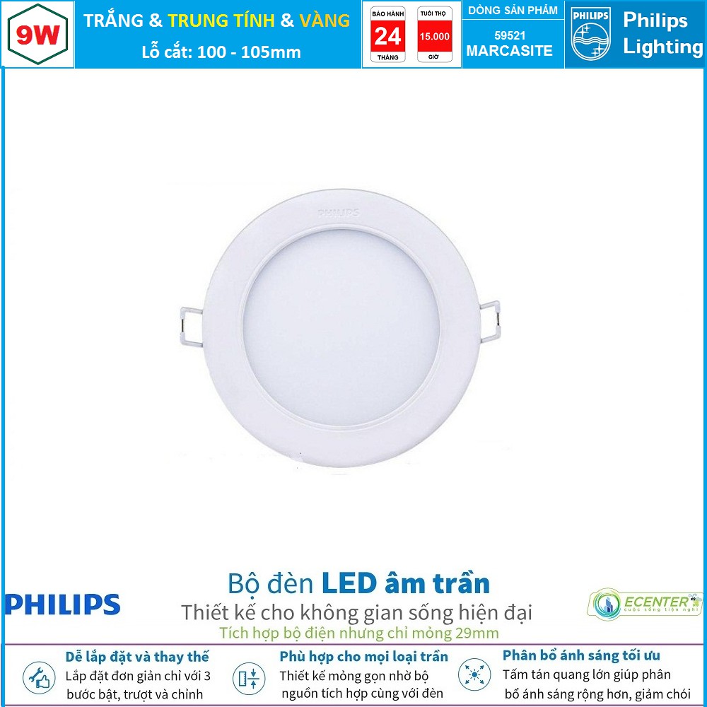 N Led M Tr N W Philips Downlight Marcasite D Nh S Ng