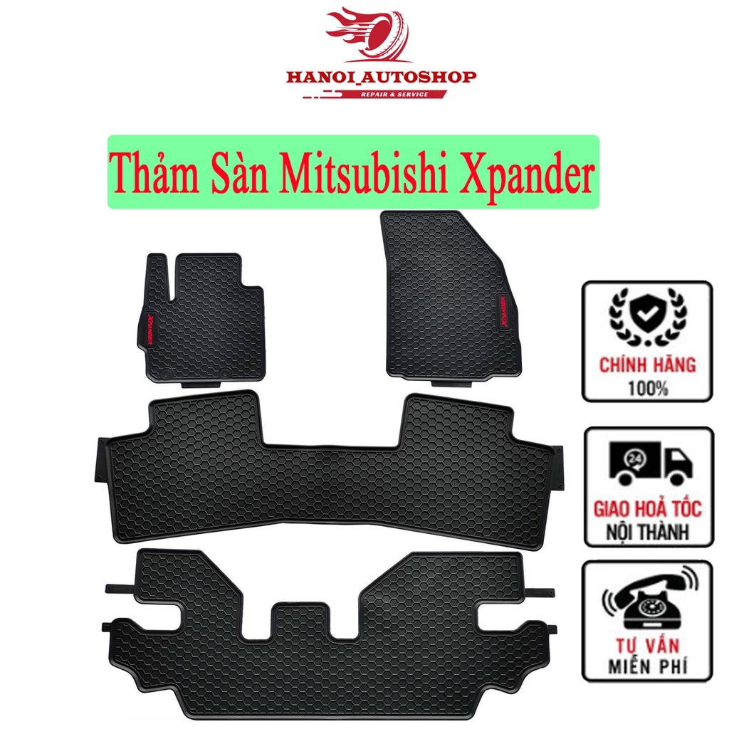 Thảm lót sàn Xpander Thảm sàn cao su Mitsubishi Xpander Cao Cấp mẫu