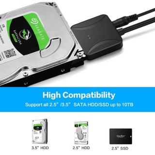 Cáp chuyển USB sang sata 3 dùng cho SSD HDD 2 5 và 3 5 Shopee Việt Nam