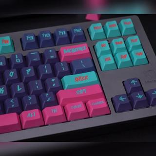 Keys Gmk Cyberpun K Theme Pbt Keycaps Dye Sub Personalise Cherry