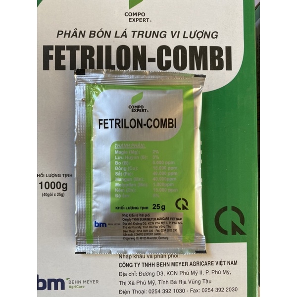 phân bón lá trung vi lượng FETRILON COMBI 25gr gói Shopee Việt Nam