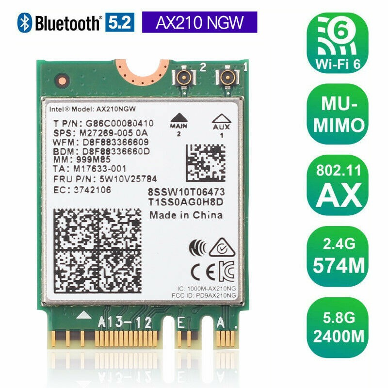 Bh Th Ng Card Intel Wifi Bluetooth Ax Ax Ax Ac