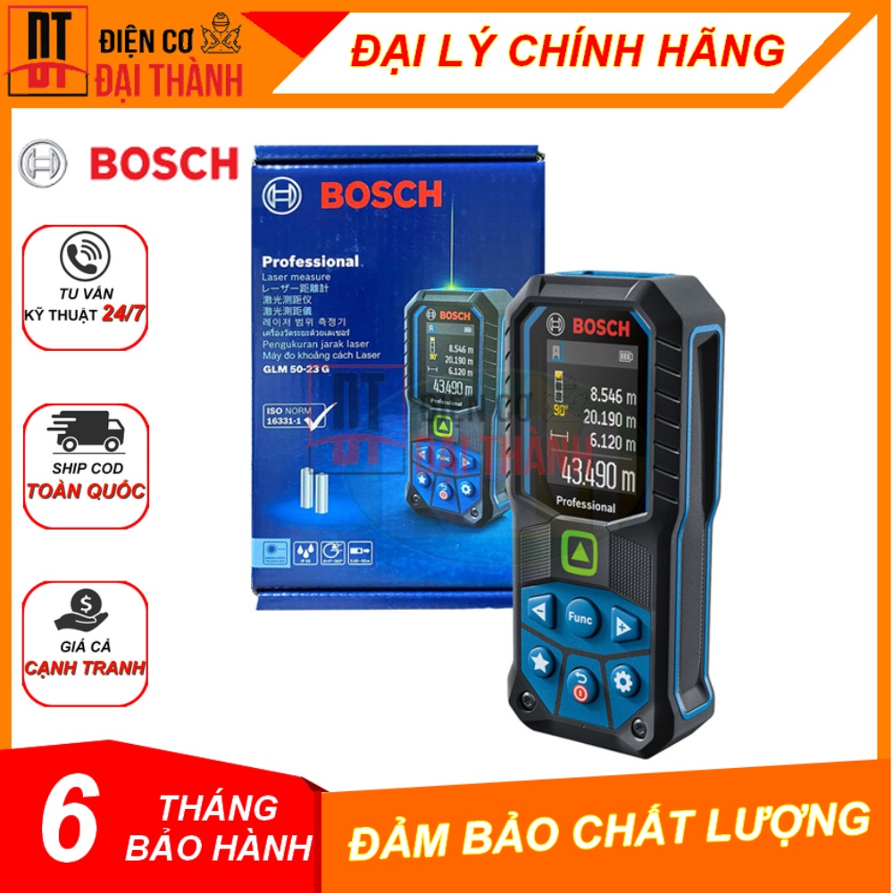 Máy đo khoảng cách laser tia xanh Bosch GLM 50 23 G Shopee Việt Nam