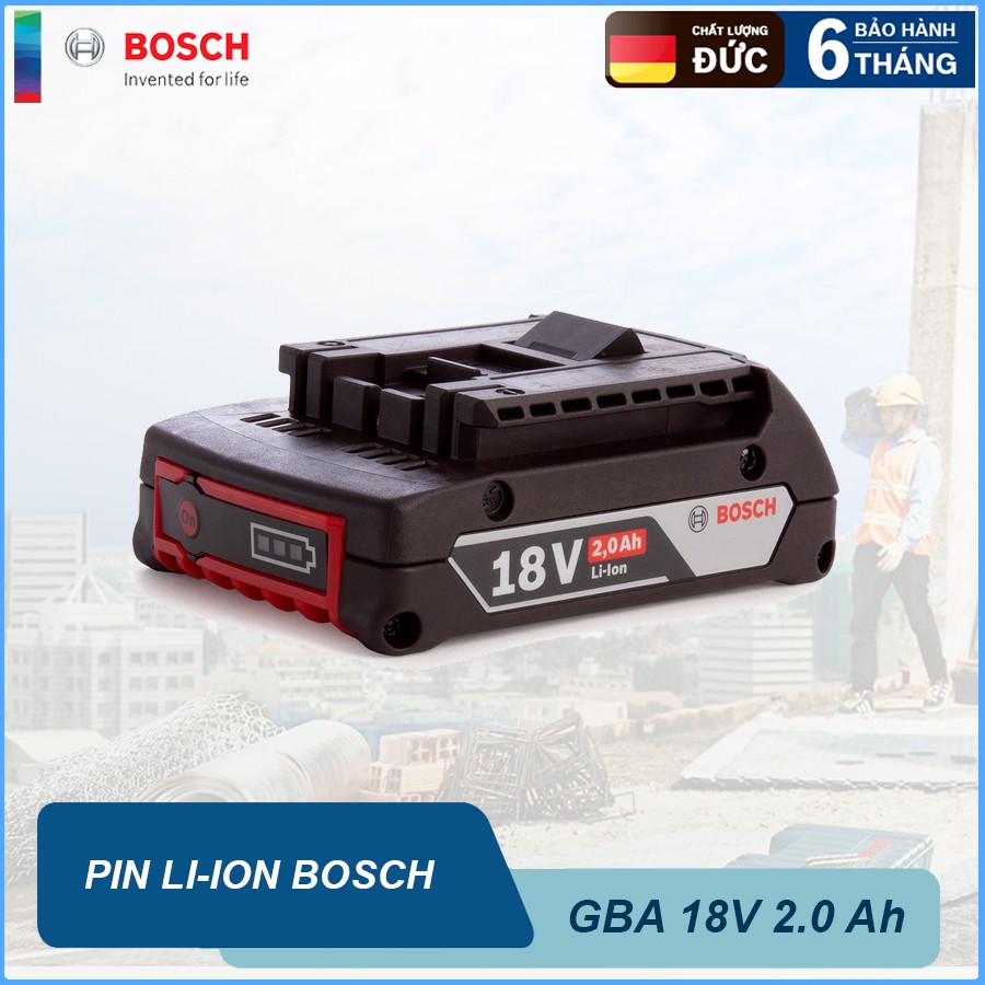 Pin Bosch li ion 18V 2 0Ah 1600A001CG Shopee Việt Nam