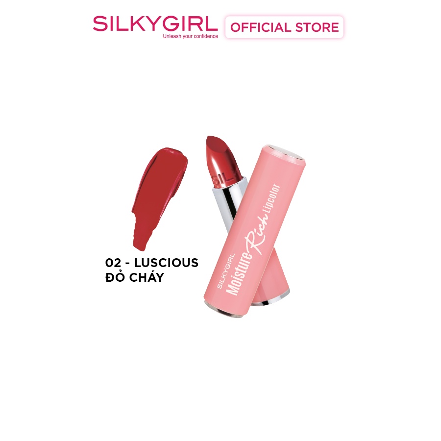 Son D Ng C M U Silkygirl Moisture Rich Lipcolor G Shopee Vi T Nam