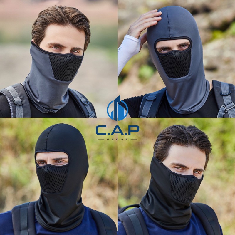 Mặt nạ chống nắng khẩu trang bịt mặt khăn trùm đầu Ninja Nam Nữ che