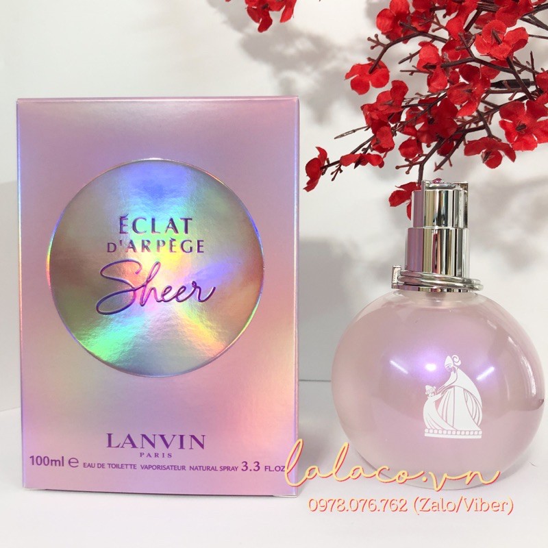 Rách seal Nước hoa Nữ Lanvin Eclat DArpege Sheer 100ml Shopee