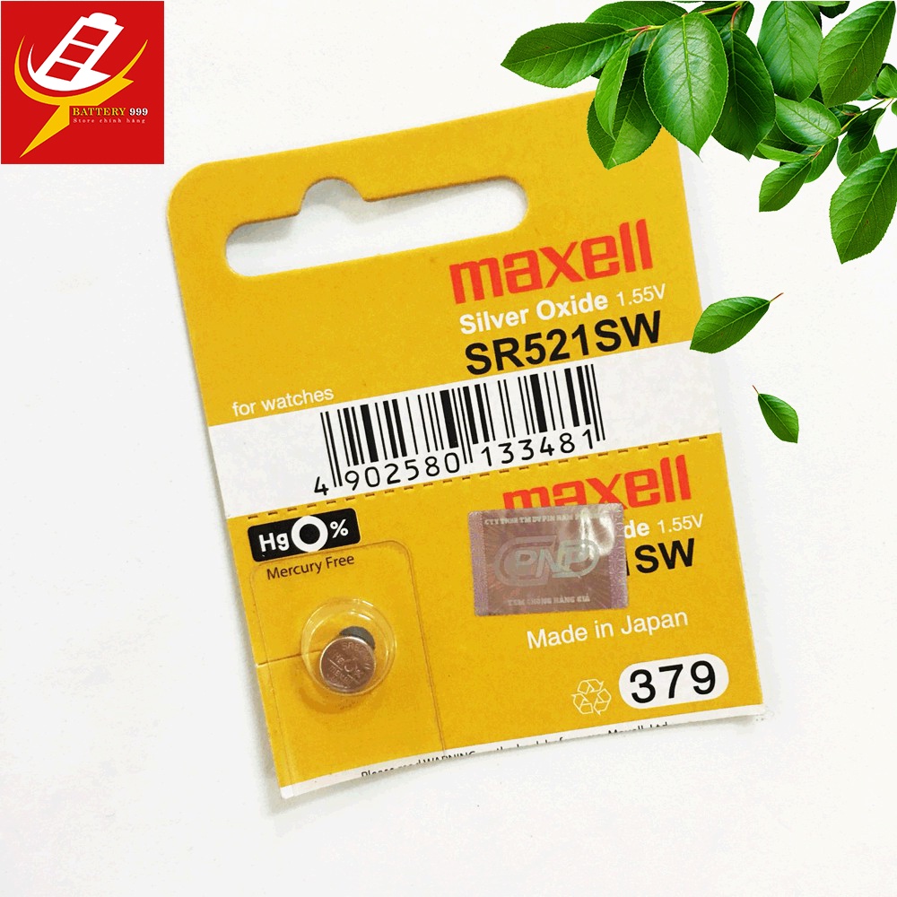 Pin Đồng Hồ Maxell SR521SW 379 Chính Hãng Shopee Việt Nam