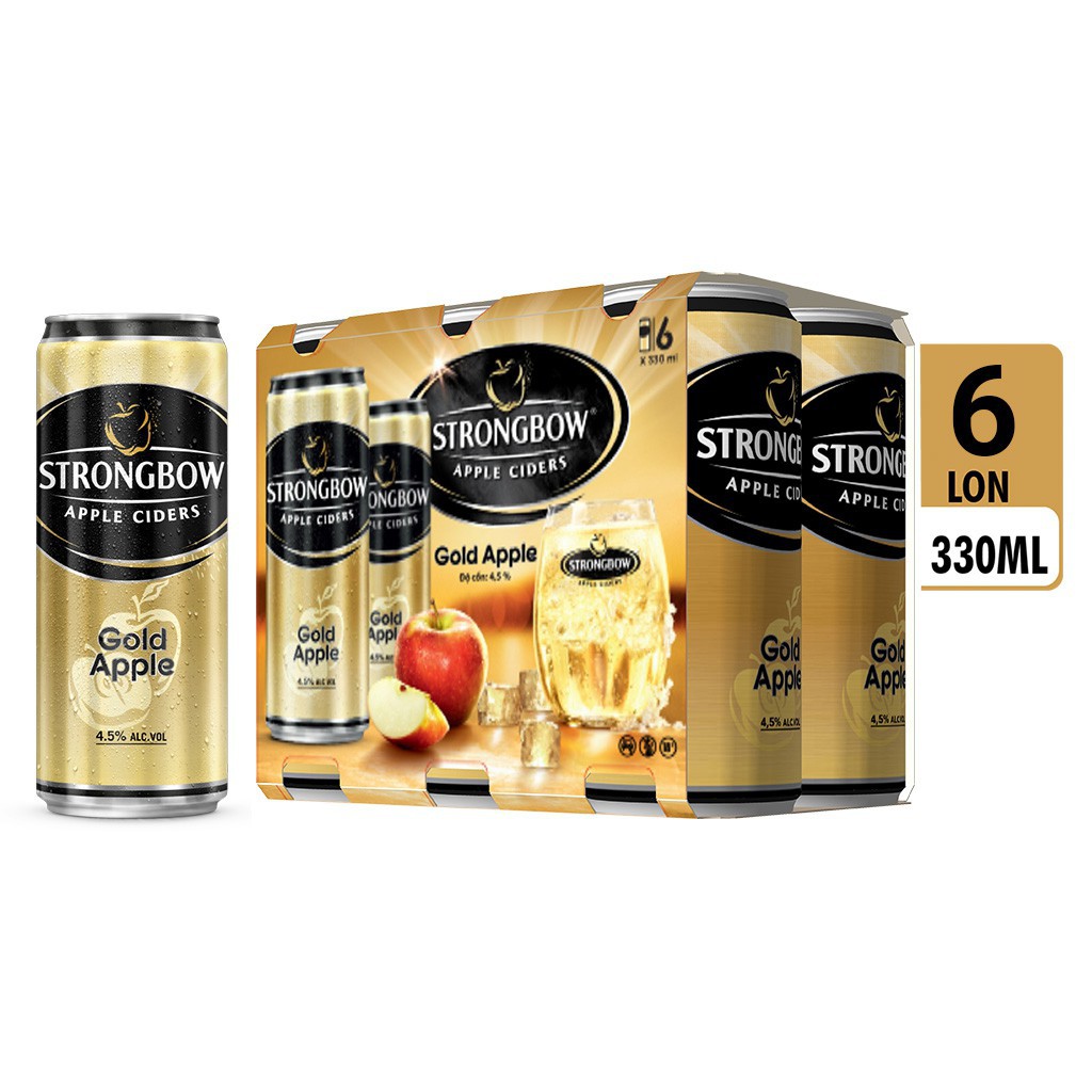 Nước trái cây lên men Strongbow cider lốc 6 lon 330ml Shopee Việt Nam