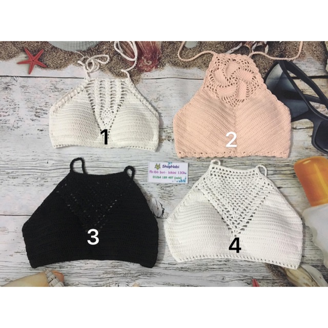 Bikini móc len đi biển Shopee Việt Nam