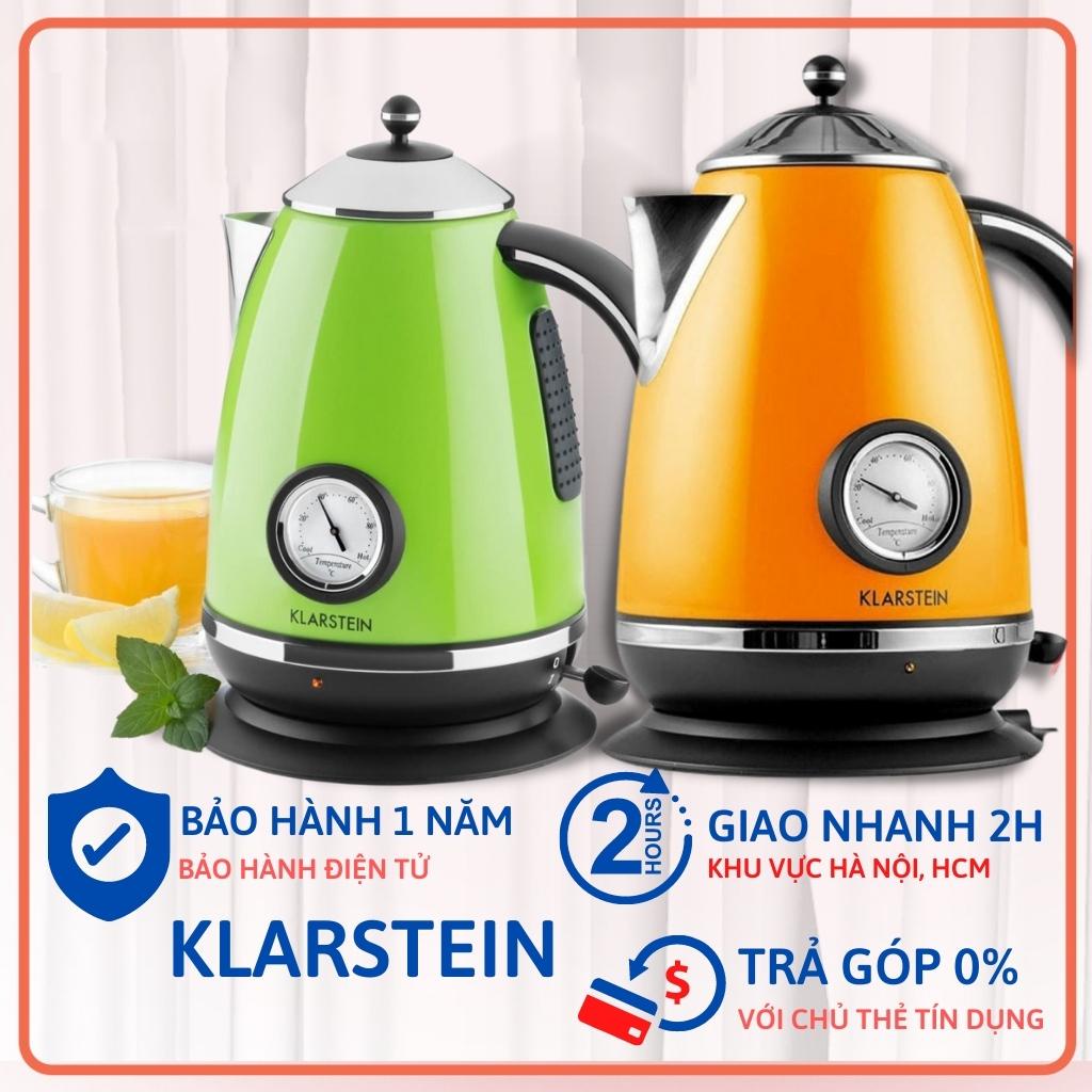 Ấm siêu tốc đun nước Klarstein 1 7lit Có đồng hộ nhiệt Shopee Việt Nam