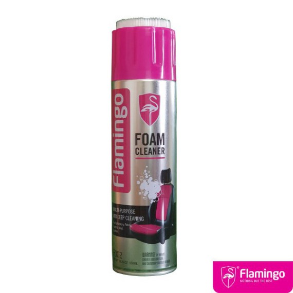 Bình Vệ Sinh Ghế Da Flamingo Foam Cleaner F002 Nội Thất Ô Tô 650ml