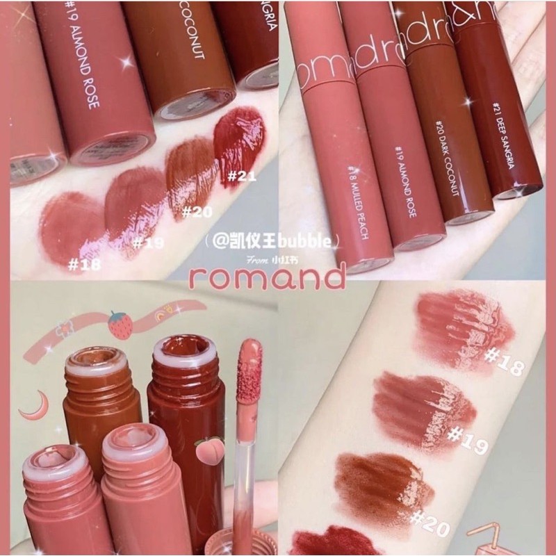 ROMAND JUICY LASTING TINT RIPE FRUIT Shopee Việt Nam