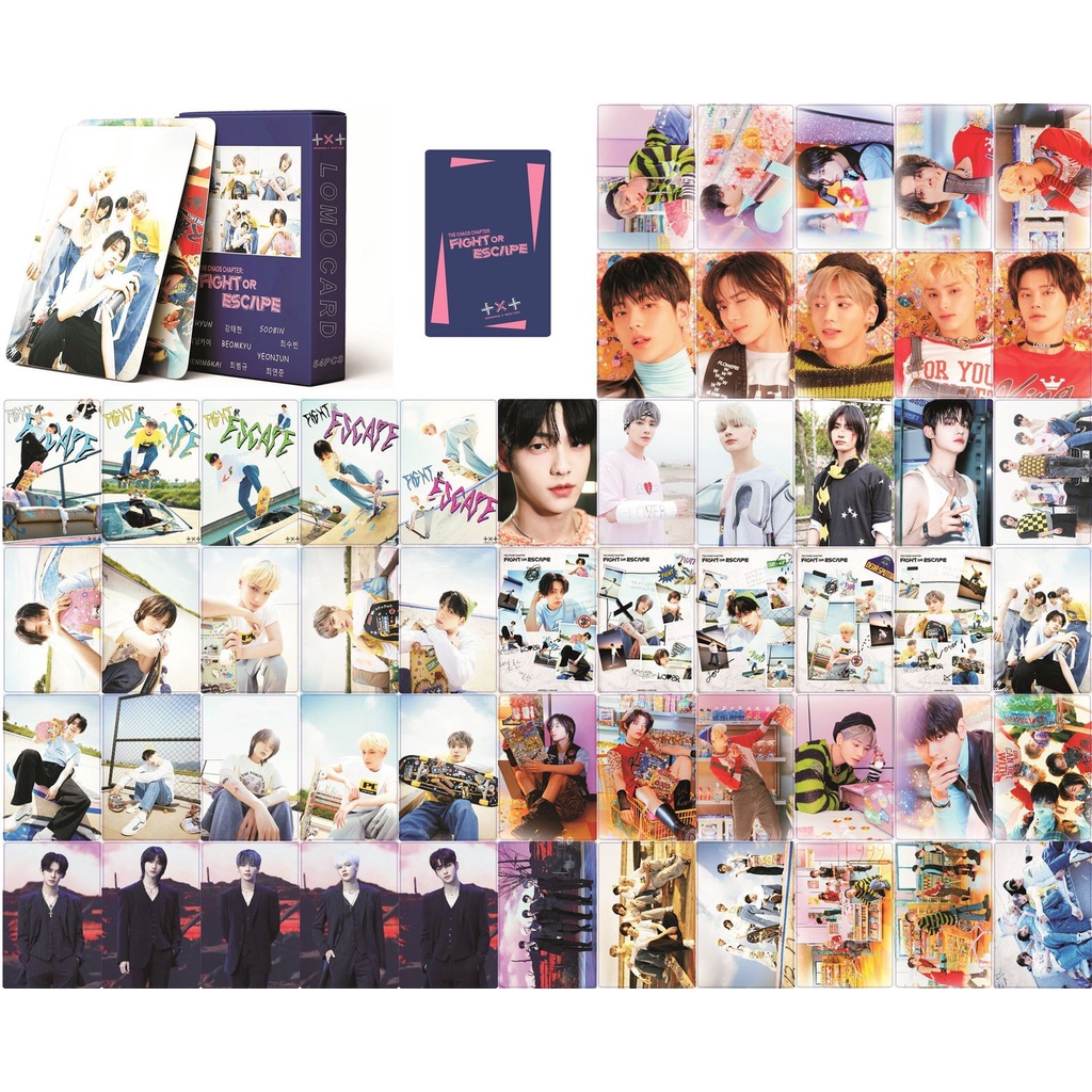 Set 54 Lomo Card TXT The Chaos Chapter FIGHT OR ESCAPE 0X1 LOVESONG