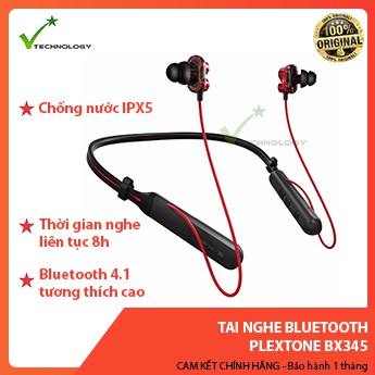 Tai Nghe Bluetooth Plextone Bx L I K P Earbuds Ios Android V