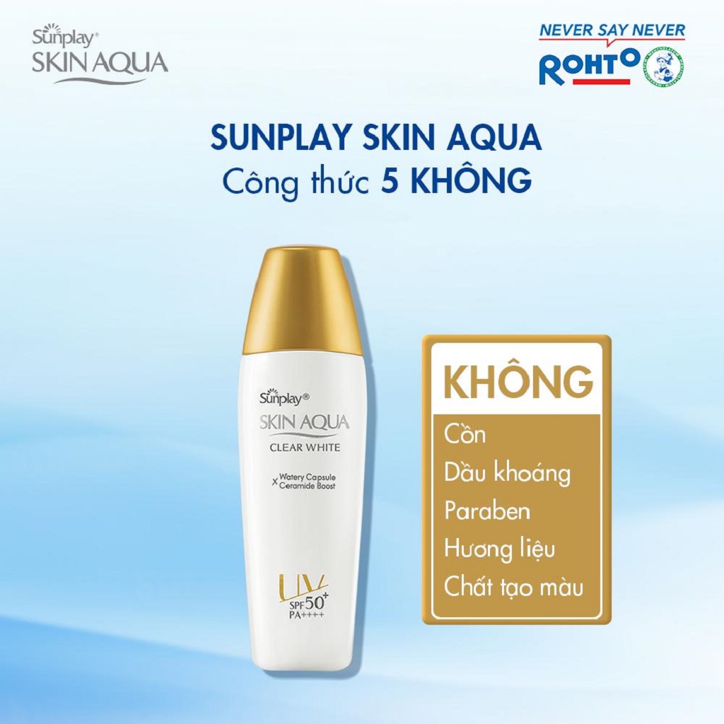 S A Ch Ng N Ng H Ng Ng Y D Ng Tr Ng Cho Da D U Sunplay Skin Aqua Clear