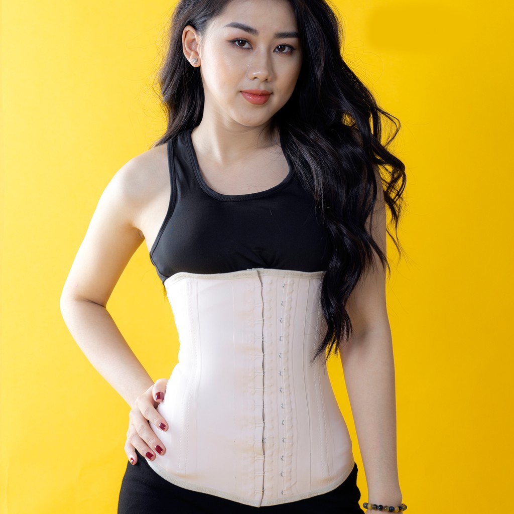 Gen nịt bụng Ann Chery màu nude nấc cài chính hãng cho người