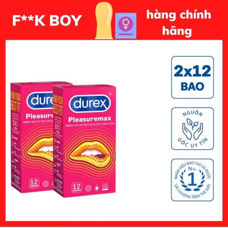 B H P Bao Cao Su Durex Pleasuremax H Ng Ch Nh H Ng Bao H P