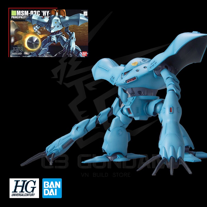 BANDAI MÔ HÌNH ĐỒ CHƠI LẮP RÁP GUNDAM HG 037 1 144 MSM 03C HY GOGG