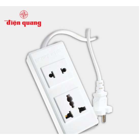 Ổ cắm Điện Quang ĐQ 001A 02 2 lỗ Shopee Việt Nam