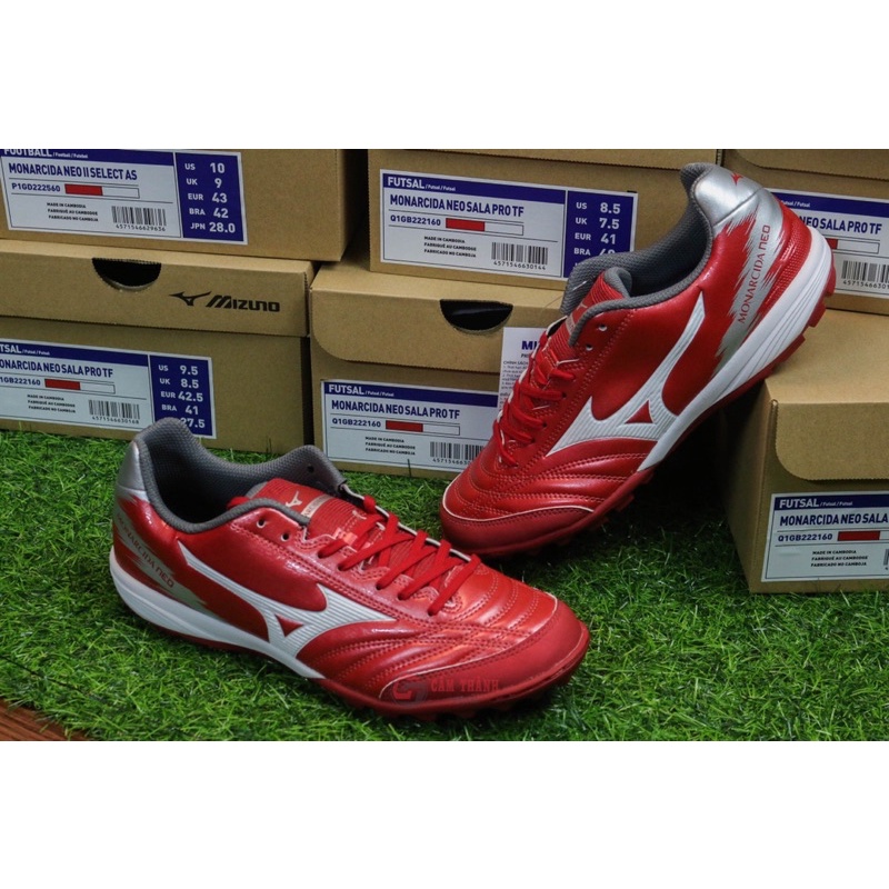 MIZUNO MONARCIDA NEO SALA PRO TF Q1GB222160 ĐỎ TRẮNG BẠC Shopee Việt Nam