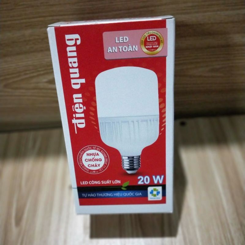 Chính Hãng Bóng Đèn Led Buld Trụ Điện Quang 20W 30W 40W 50W