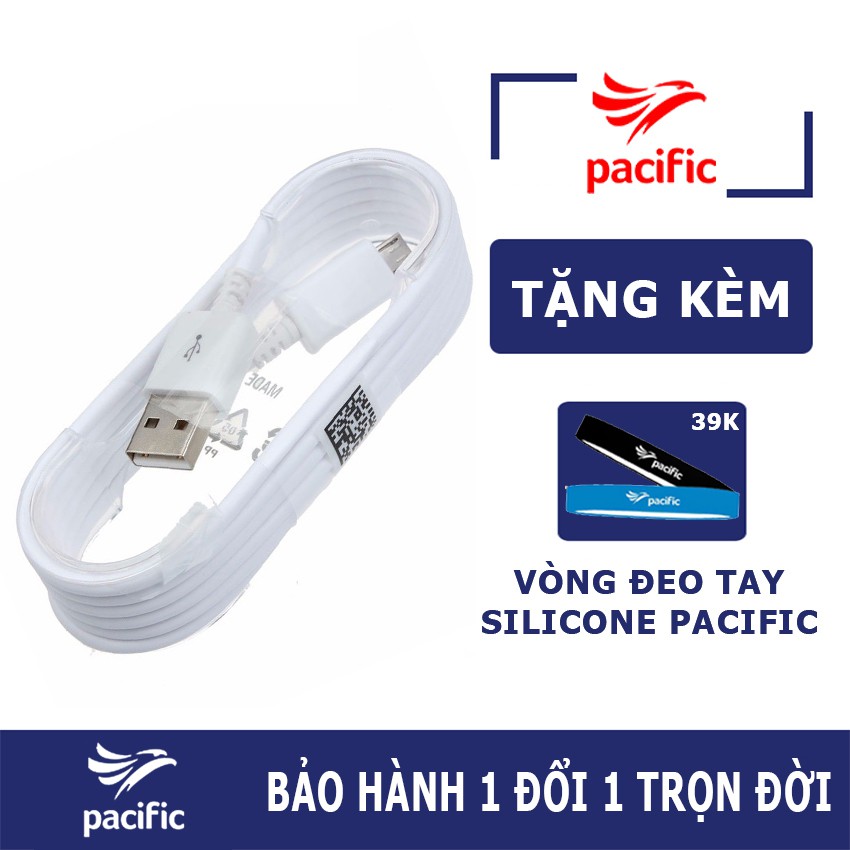 Cáp Sạc Samsung Micro USB dài 1 5M zin Tặng Vòng đeo tay Silicone