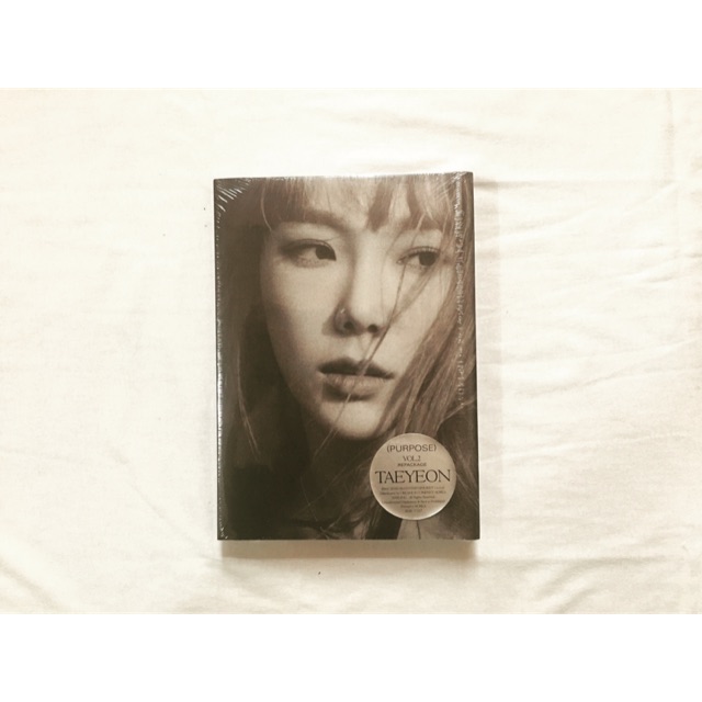 Snsd Taeyeon repackage album Purpose nguyên seal Shopee Việt Nam