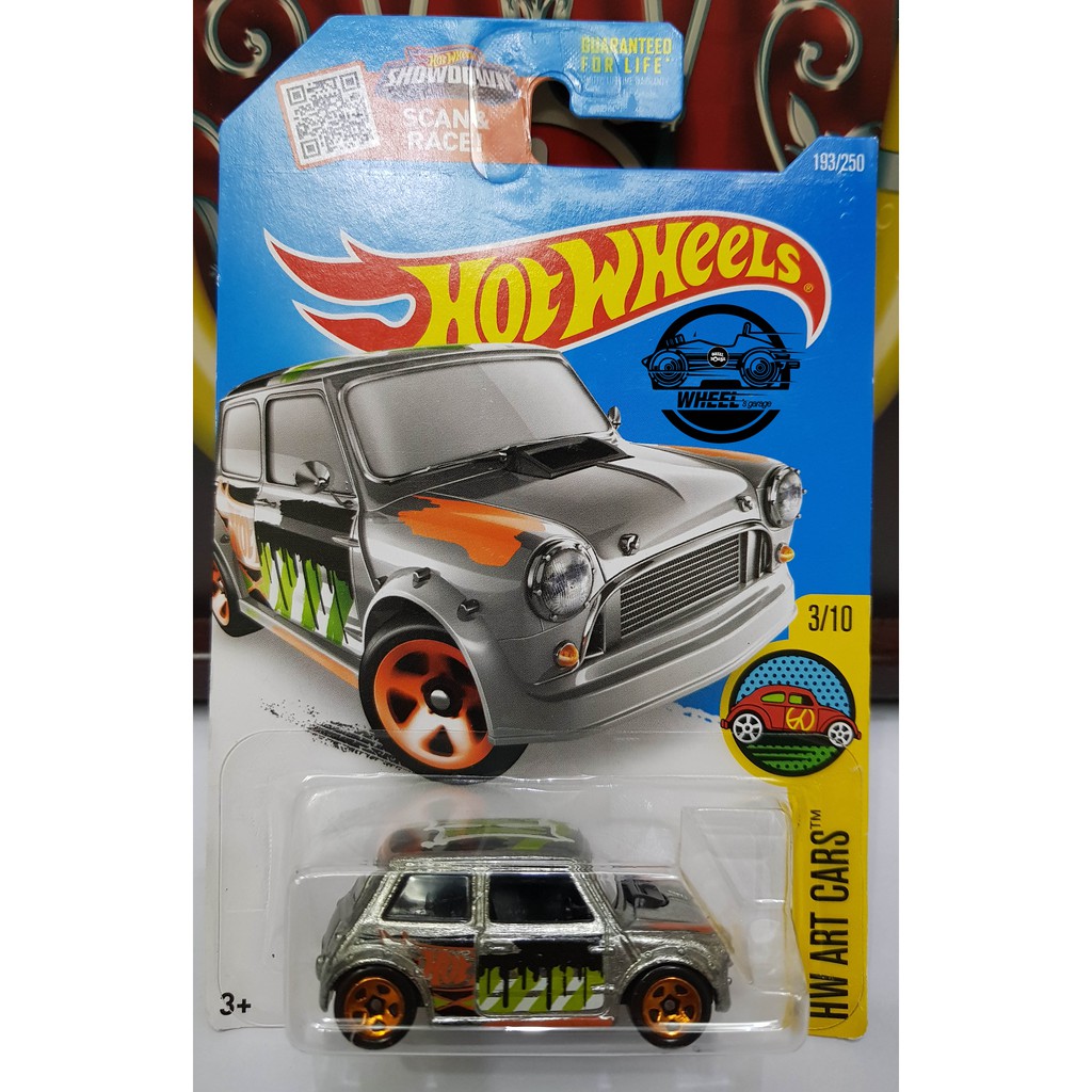 Xe mô hình đồ chơi Hotwheels cơ bản 1 64 Morris Mini Zamac Shopee