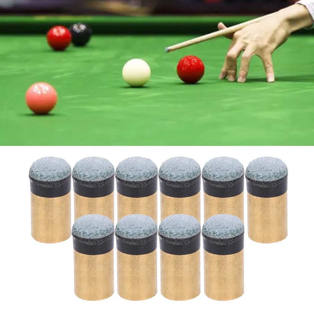 Slip On Pool Cue Tips Bida Cue Hard Tips Mm Shopee Vi T Nam