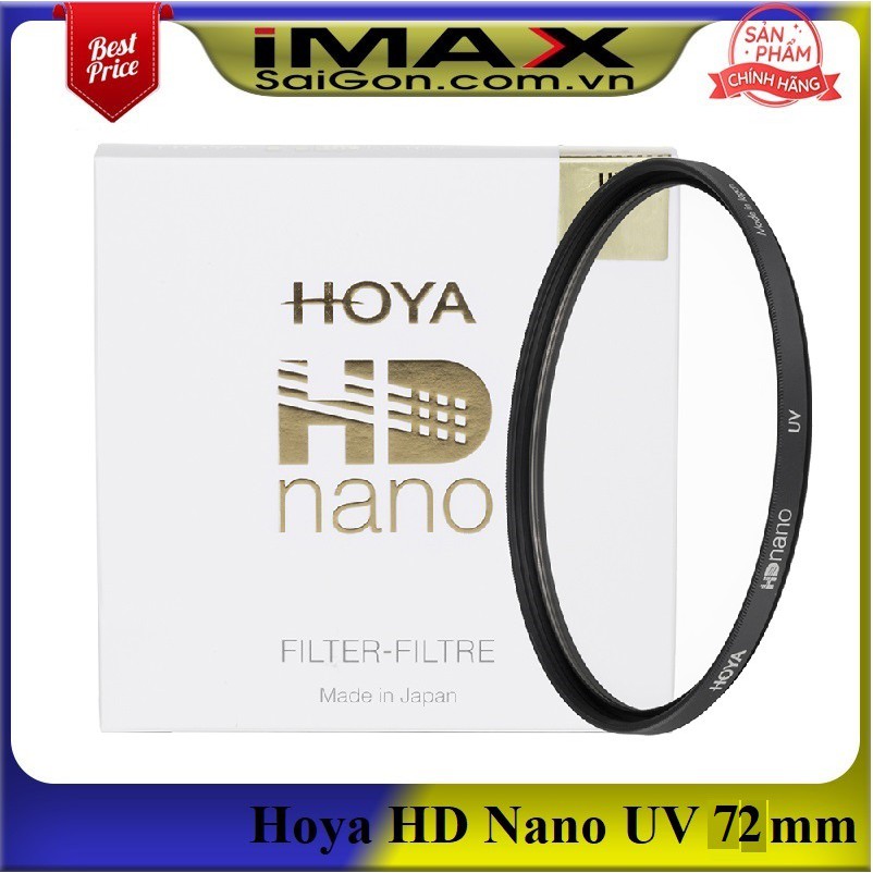 KÍNH LỌC FILTER HOYA HD NANO UV HD3 72MM Chính hãng TIXIAI phân phối