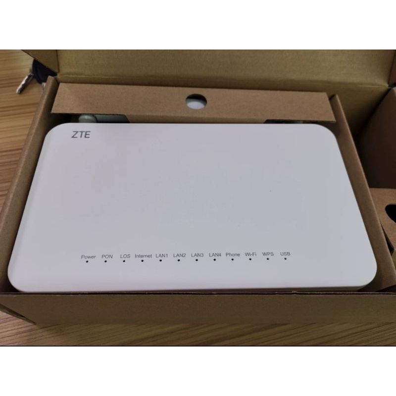 New ZXHN F6600P Wifi AX3000 Ont Gpon Fiber Router Onu 4GE 56 OFF