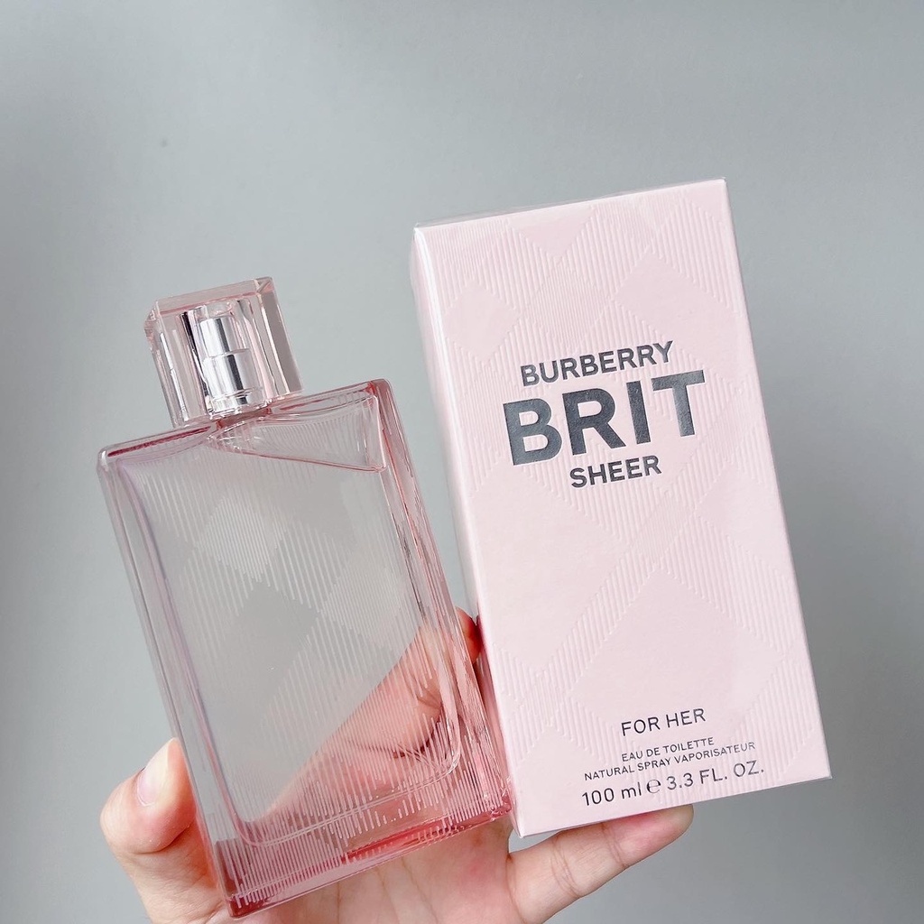 N C Hoa N Burberry Brit Sheer For Her Edt Ml Shopee Vi T Nam