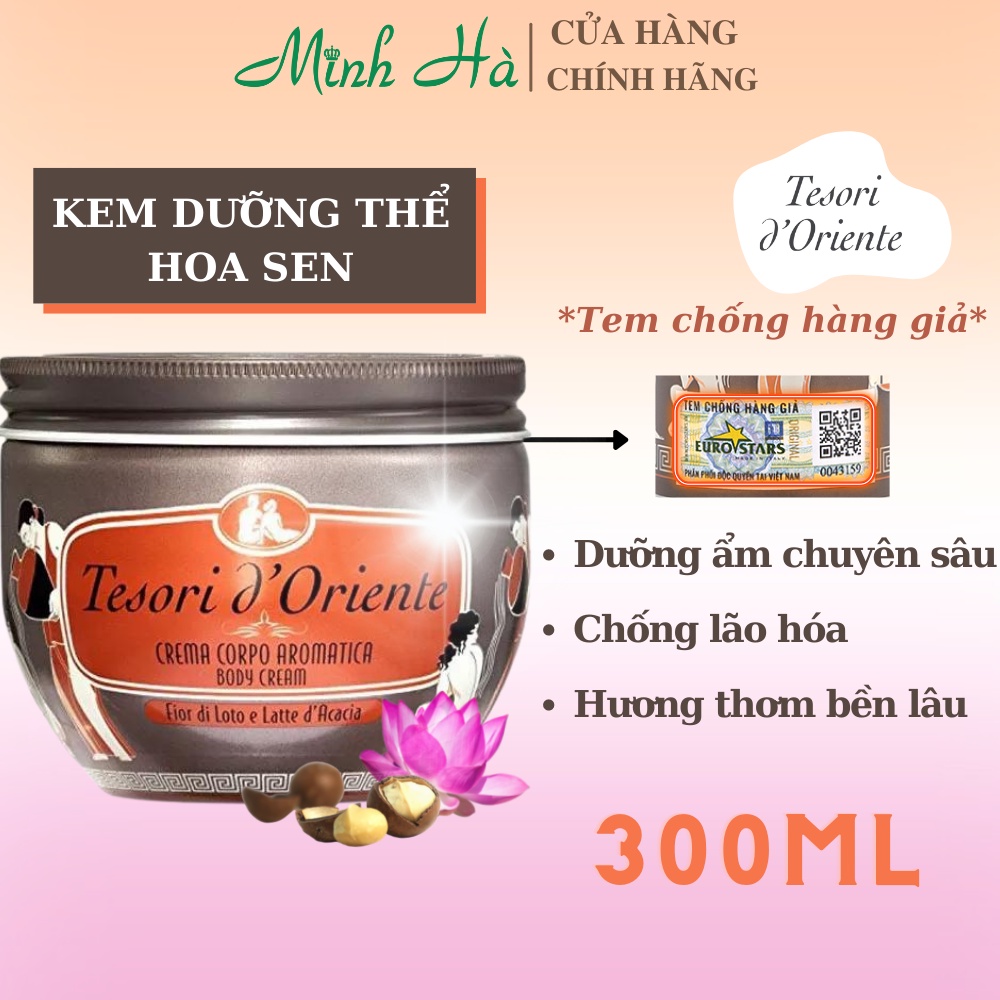 Kem D Ng Th H Ng Hoa Sen Tesori D Oriente Lotus Flower Body Cream