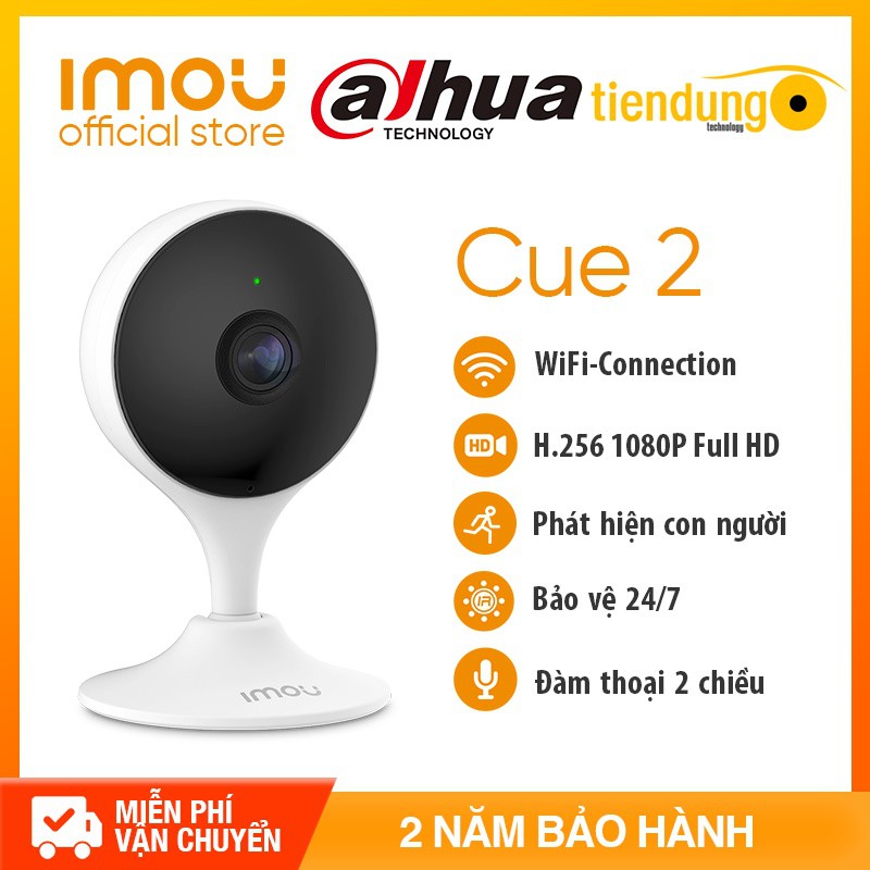 Camera IP Wifi 2MP IMOU C22EP Cue 2 1080P Full HD Còi Hú Báo Động