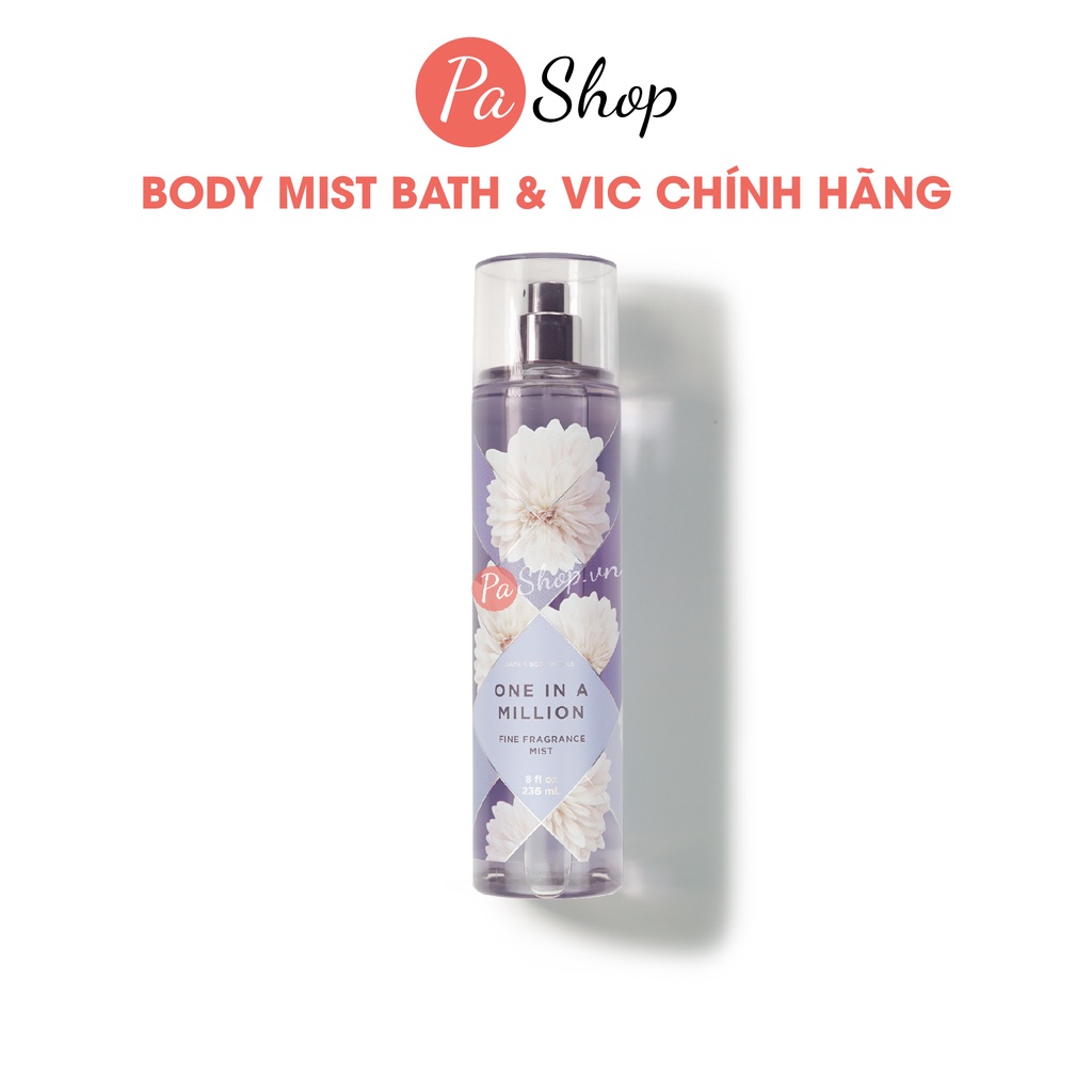 X T Th M Body Mist Bath And Body Works One In A Million Ml Shopee