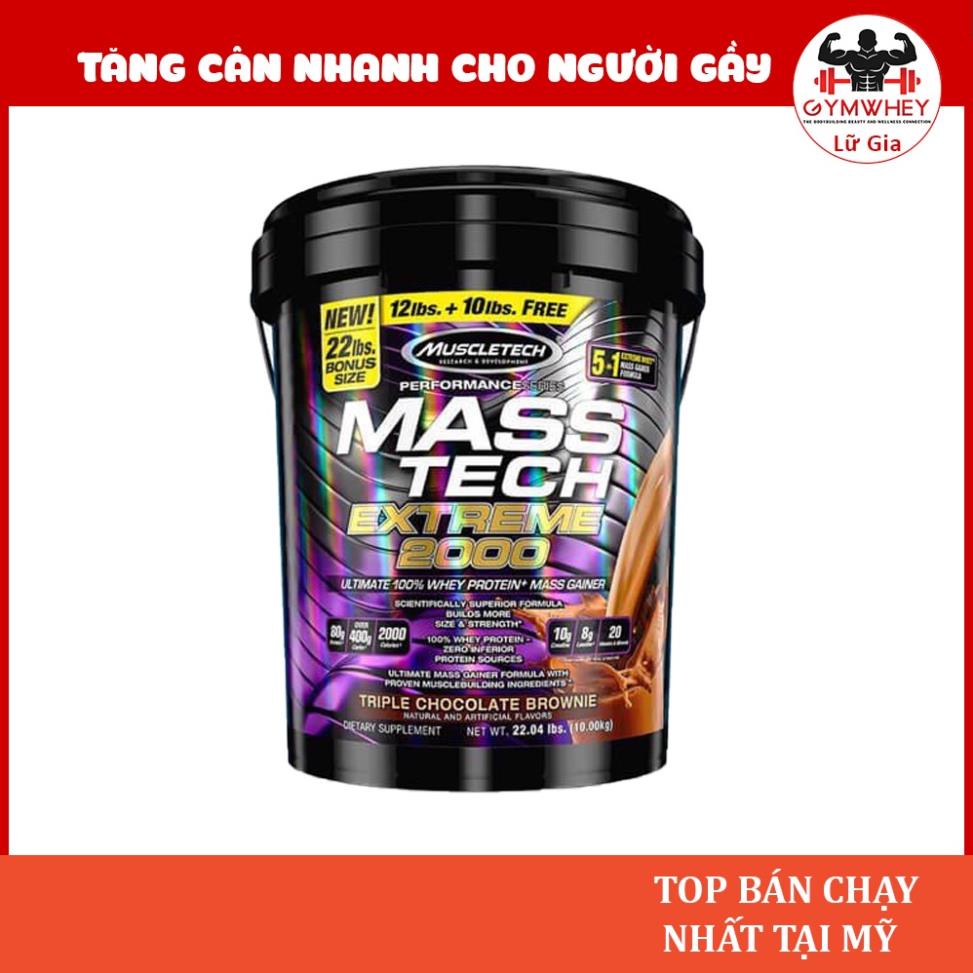 Tặng Quà Masstech 2000 Sữa Dinh Dưỡng Tăng cân Nhanh Muscletech